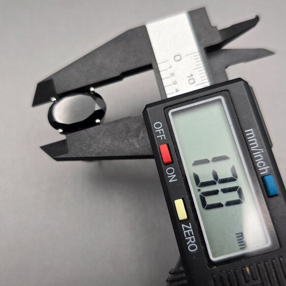 STS Sterling Silver Black Spinel Cathedral Ring Size 8 Ornate Filigree 10g - Picture 13 of 16